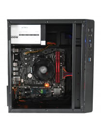 Elite PC Gamer M1 Powered By Asus AMD Ryzen 5 5600G, Tarjeta Madre Asus Prime A320M-K, RAM 16GB, SSD 480GB, Fuente 500 Watts