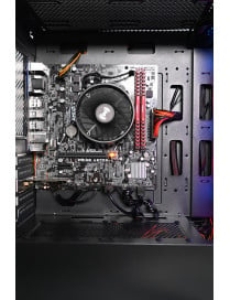 Elite PC Gamer M3 Powered By Asus AMD Ryzen 5 5600G, Tarjeta Madre Asus Prime A320M-K, RAM 16GB, SSD 120GB, HDD 2TB, 500 Watts