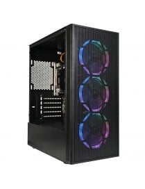 Elite PC Gamer M4 Powered By Asus AMD Ryzen 5 5600G Tarjeta Madre Asus Prime B550M-A AC, RAM 16GB, SSD 480GB, HDD 2TB, 500 Watts