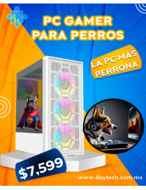 PC Gamer Para Perros M1Video AMD Ryzen 5 4500, Gráfica RX 580, Asus Prime A320M-K, RAM 16GB SSD 480GB 450W 80+ Bronze