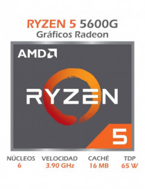 Procesador AMD RYZEN 5 5600G 3.9GHZ 6 NUCLEOS 16Mb Am4